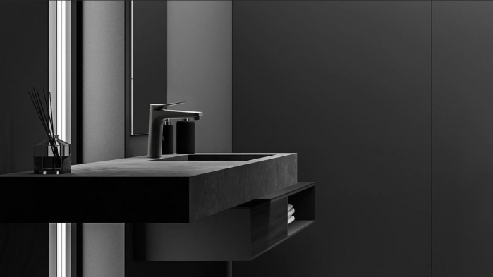 Baterie Lavoar Lemark Bronx LM3737BL Negru | Sanitare Online [6]