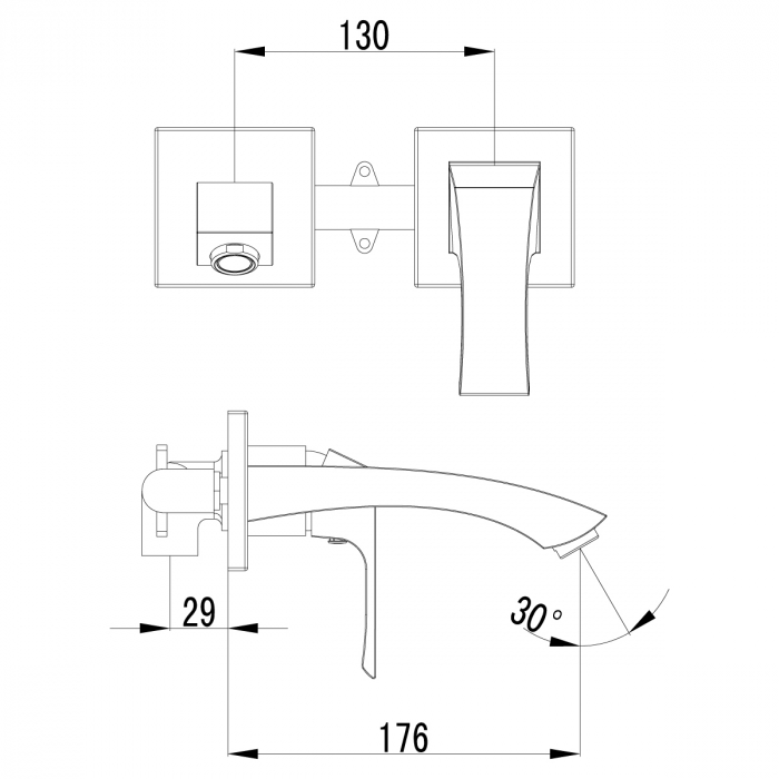 Baterie Lavoar Lemark Unit LM4526C-EU Crom [2]