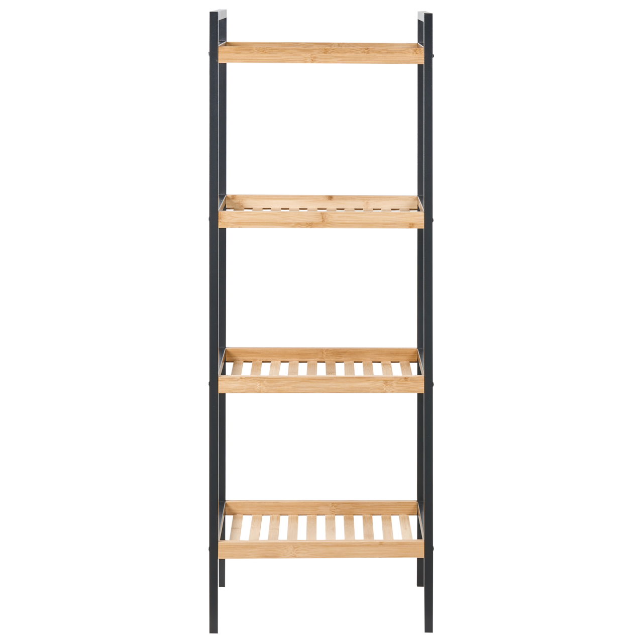 Bookcase with 4 shelves TAJZARA Bamboo wood Light brown [4]