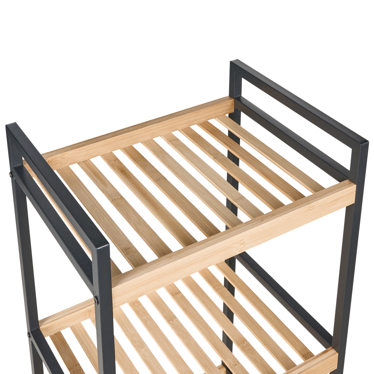 Bookcase with 4 shelves TAJZARA Bamboo wood Light brown [5]