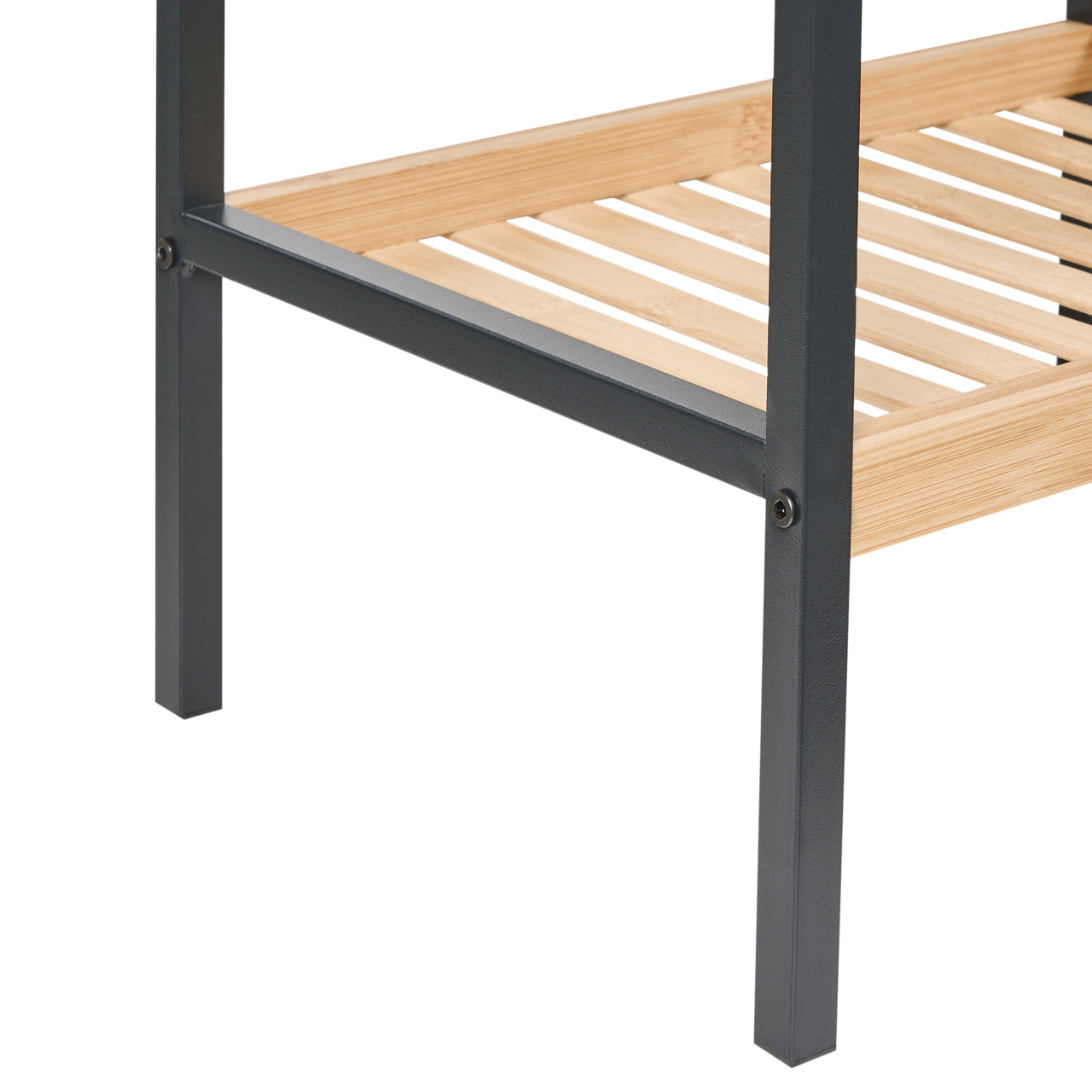 Bookcase with 4 shelves TAJZARA Bamboo wood Light brown [6]