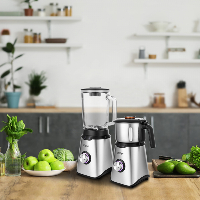 Blender puternic si ergonomic "2 în 1", 800 W, Kitfort KT-1344 [3]