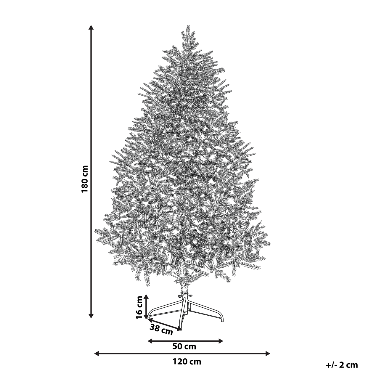 Brad de Crăciun artificial cu zăpadă MASALA 180 cm Alb [3]