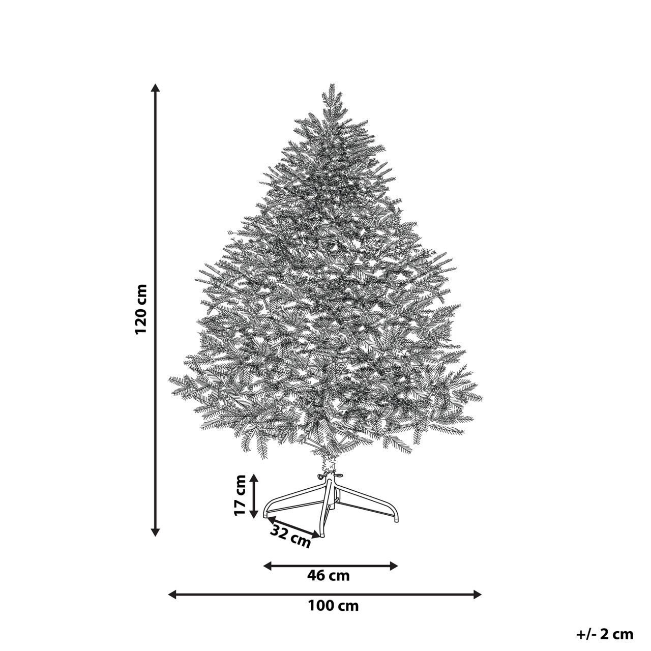 Brad de Crăciun artificial FARNHAM 120 cm Roz [3]