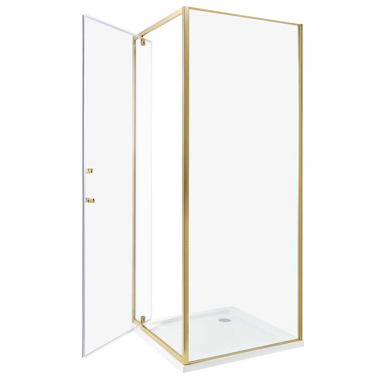 Shower cabin DARLI 70 x 70 x 185 cm Gold [4]