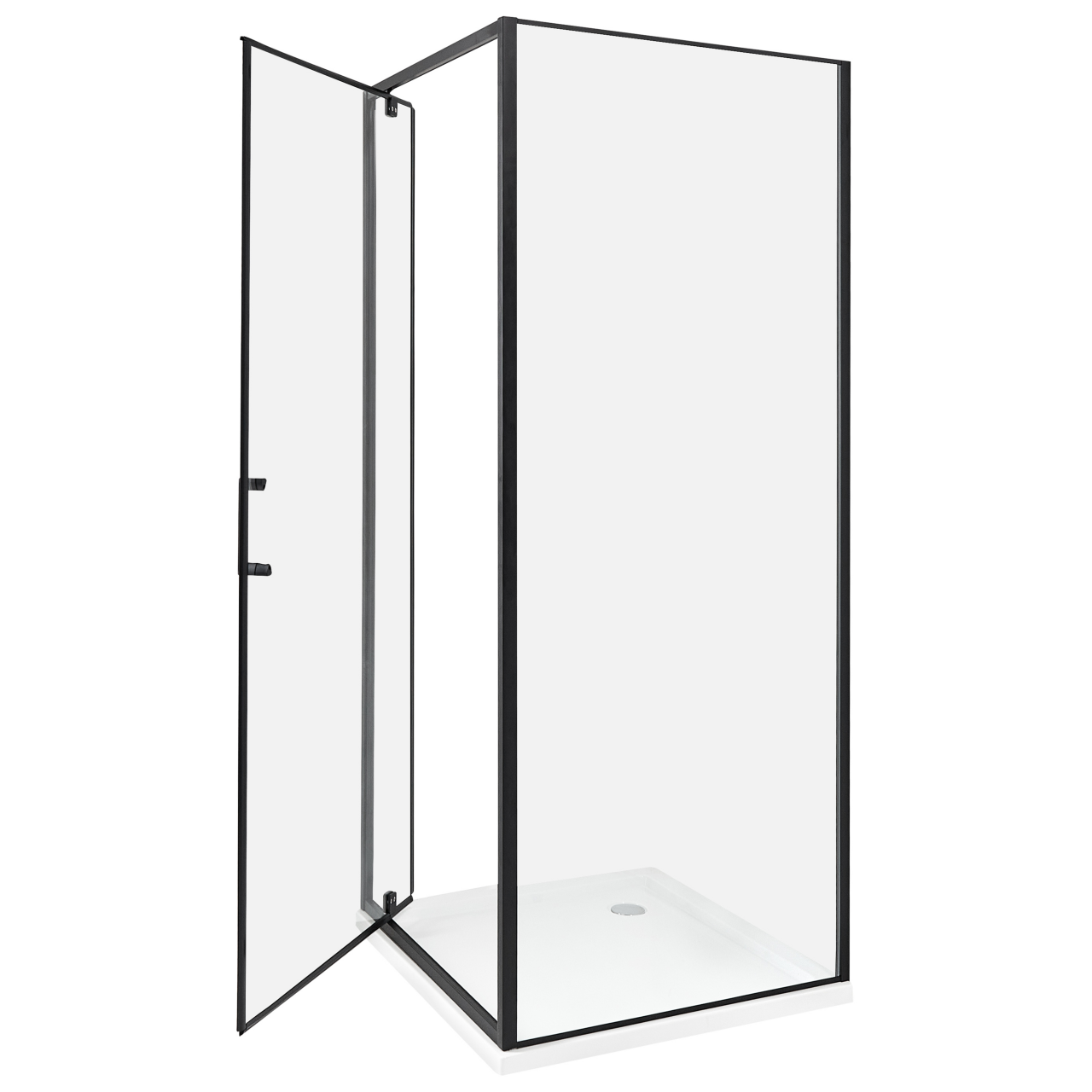 DARLI shower cabin 70 x 70 x 185 cm Black [4]