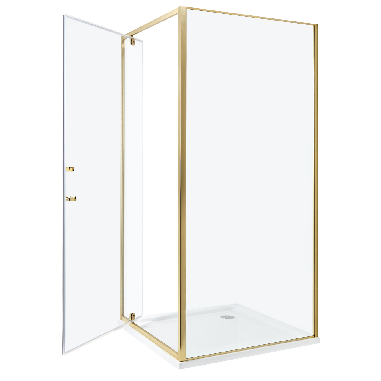 Shower cabin DARLI 90 x 90 x 185 cm Gold [4]