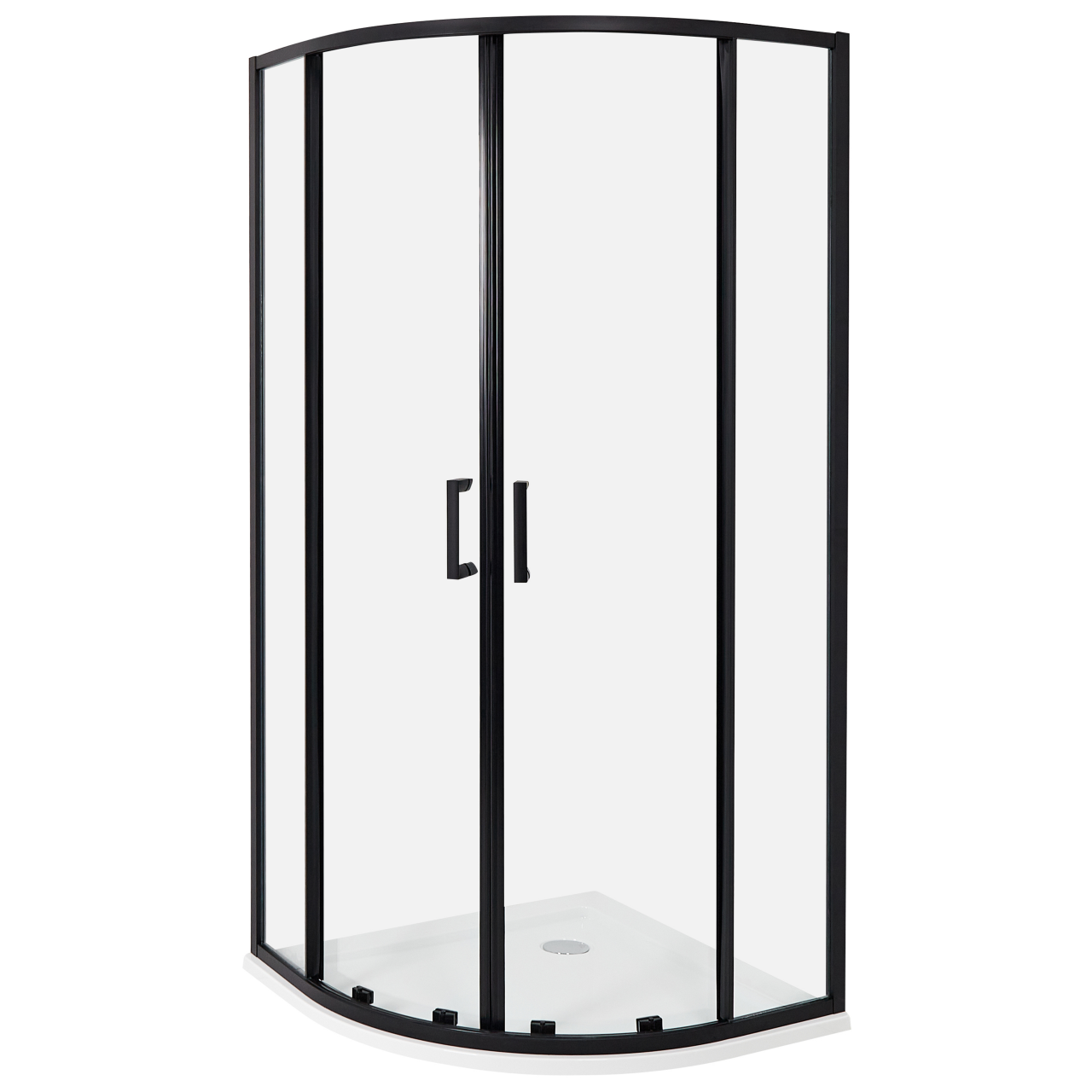 JUKATAN shower cabin 90 x 90 x 185 cm Black [2]