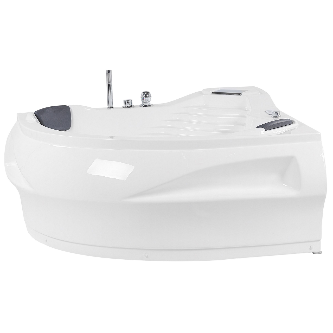 Cadă de colț LED cu hidromasaj MONACO Cu difuzor Bluetooth integrat 210 x 145 cm Alb [4]