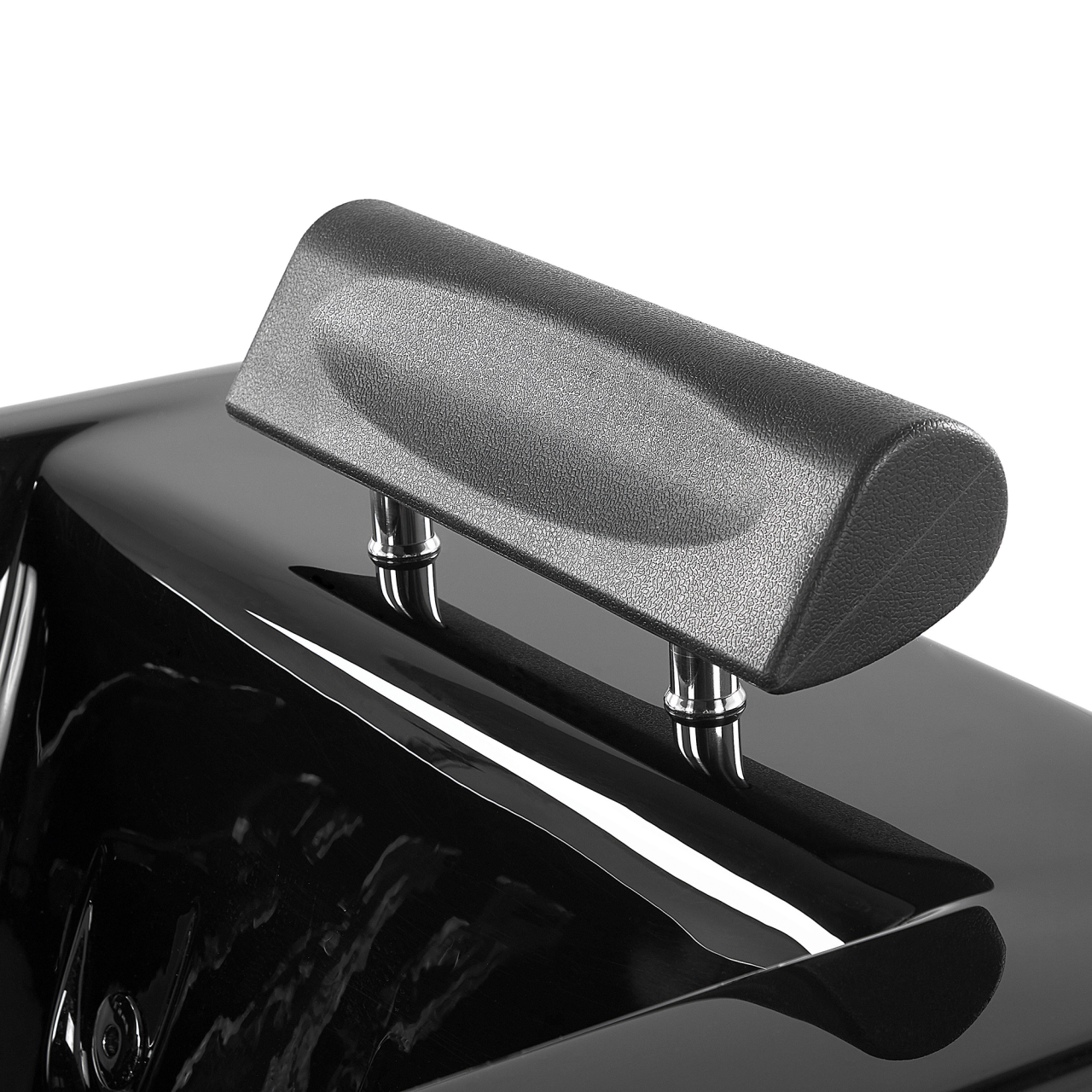 Cadă de colț LED cu hidromasaj MONTEGO 172 x 83 cm Negru [9]