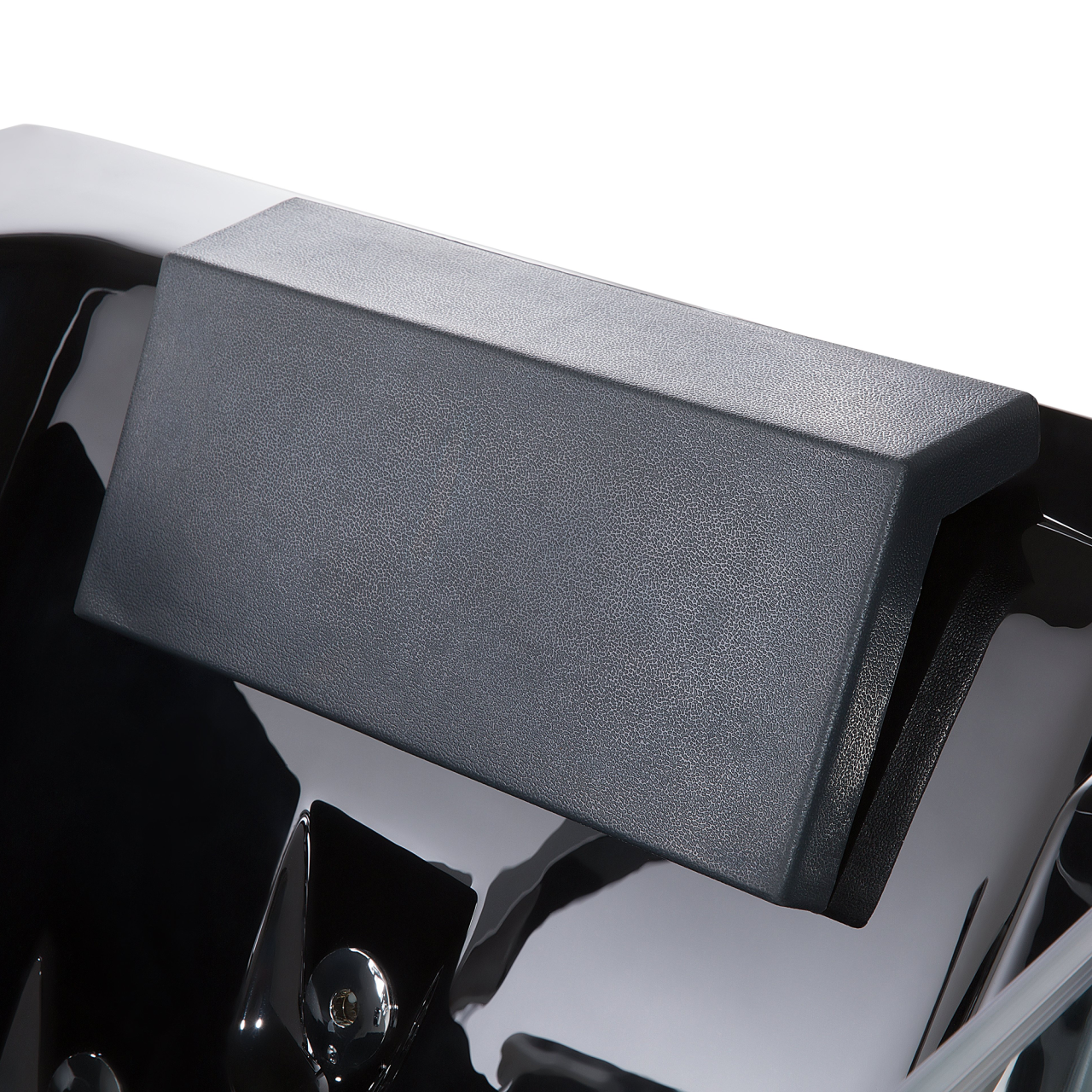 Cadă de colț LED cu hidromasaj SAMANA 162 x 76 cm Negru [9]