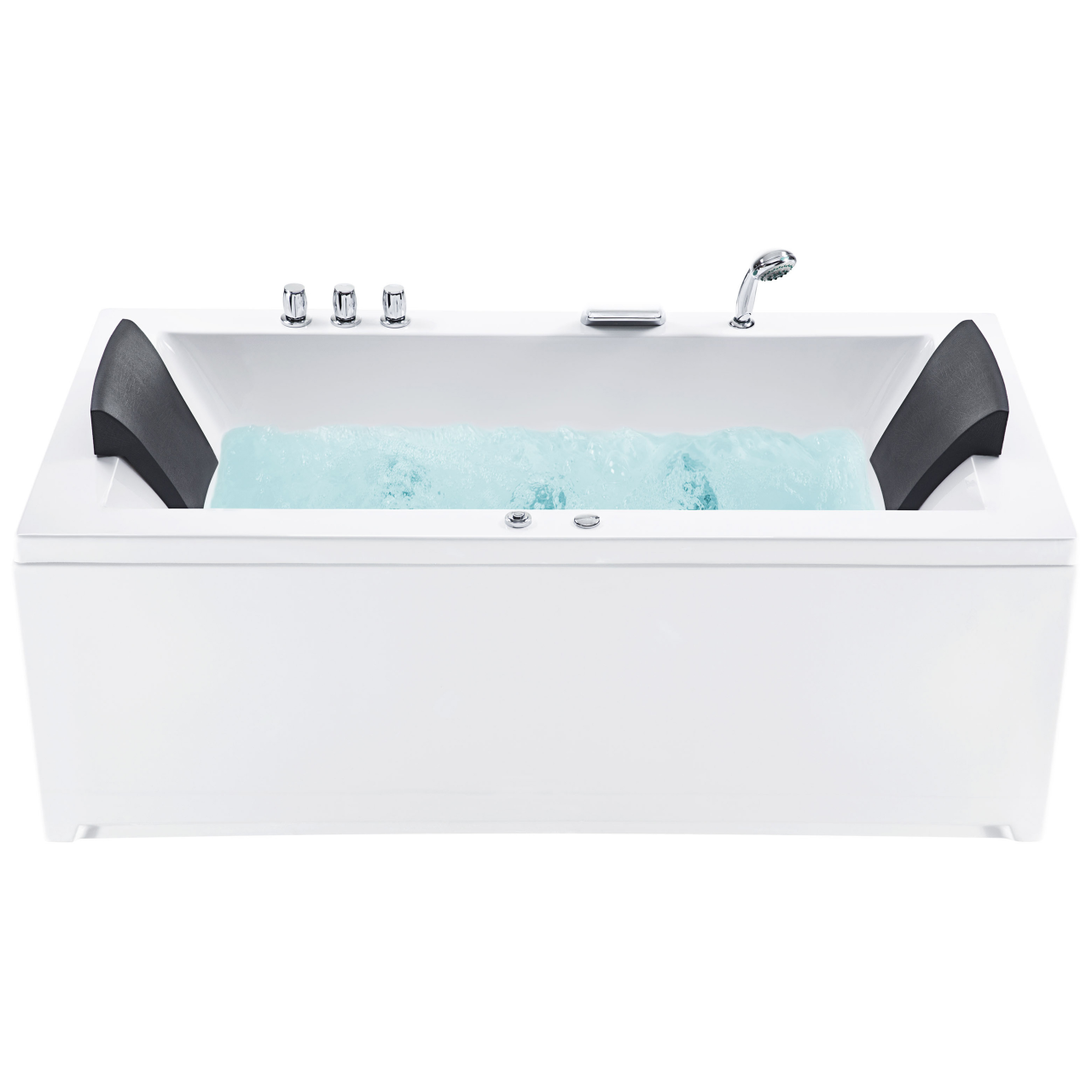 VARADERO LED corner bathtub with hydromassage Right 183 x 90 cm White [2]