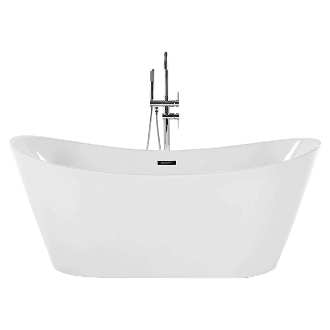 Freestanding bathtub ANTIGUA 160 x 76 cm White [4]