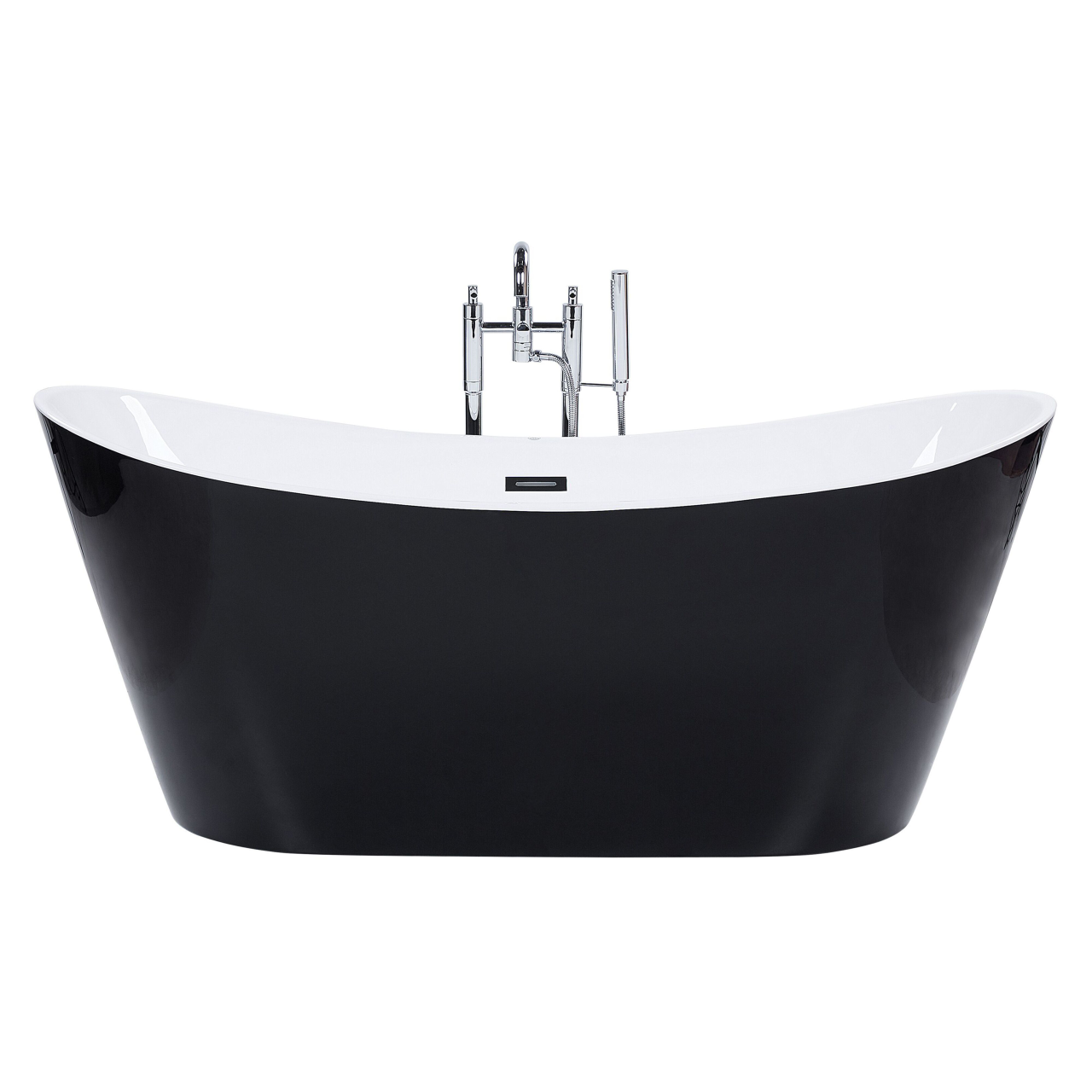 ANTIGUA freestanding bathtub 160 x 76 cm Black [2]