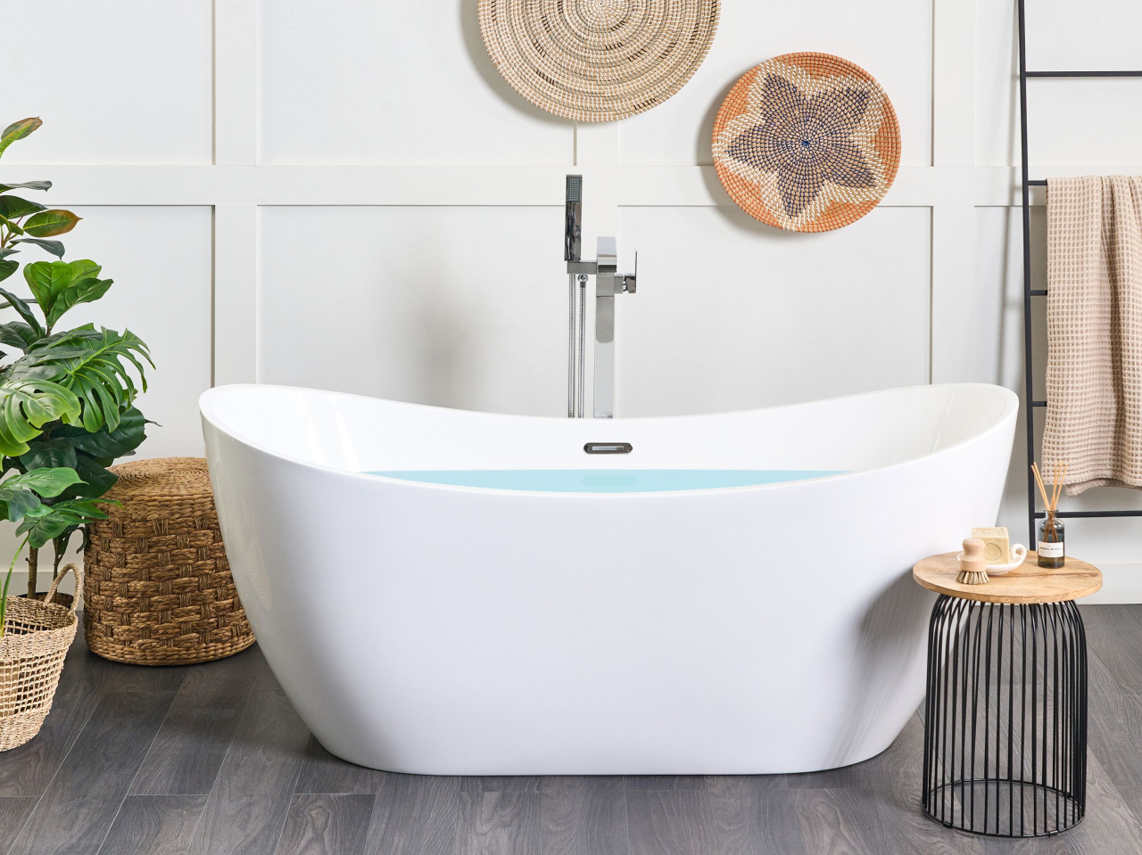 Freestanding bathtub ANTIGUA 170 x 77 cm White [1]