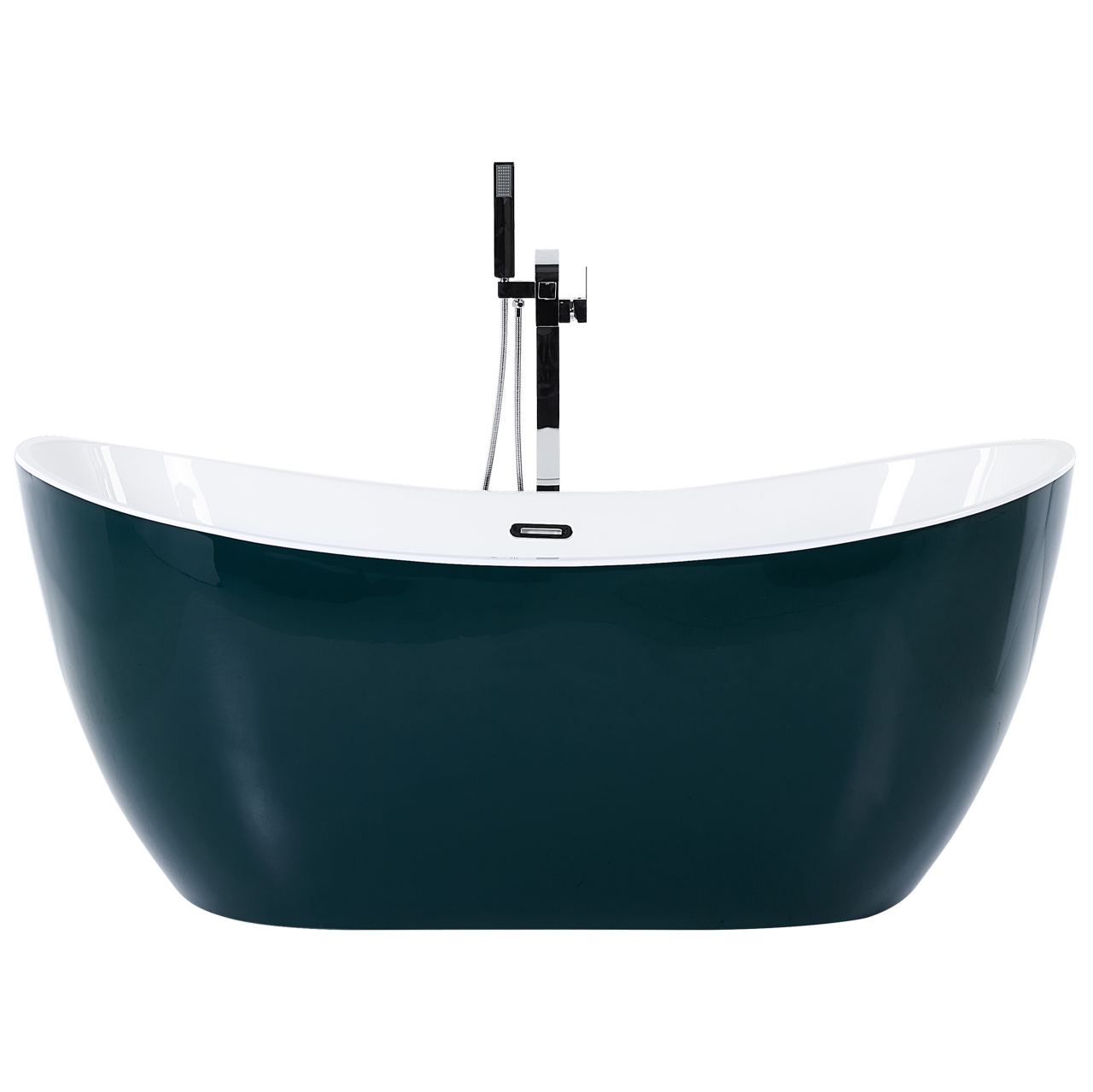Freestanding bathtub ANTIGUA 170 x 77 cm Greenish blue [4]