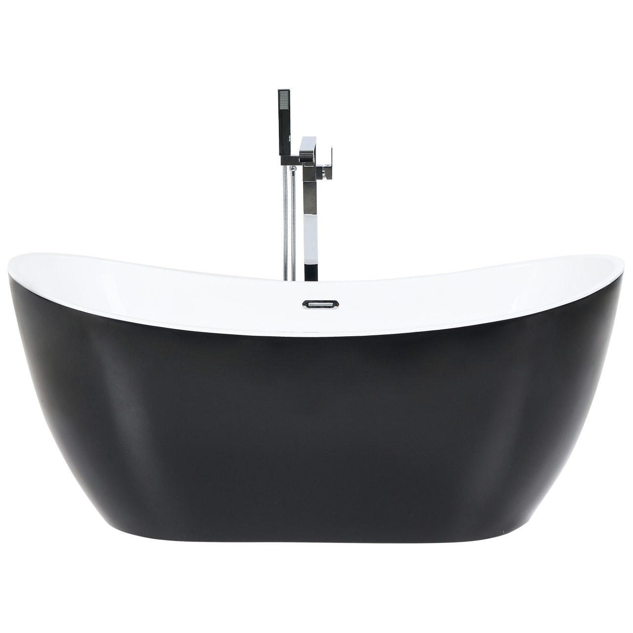 ANTIGUA freestanding bathtub 170 x 77 cm Black [4]