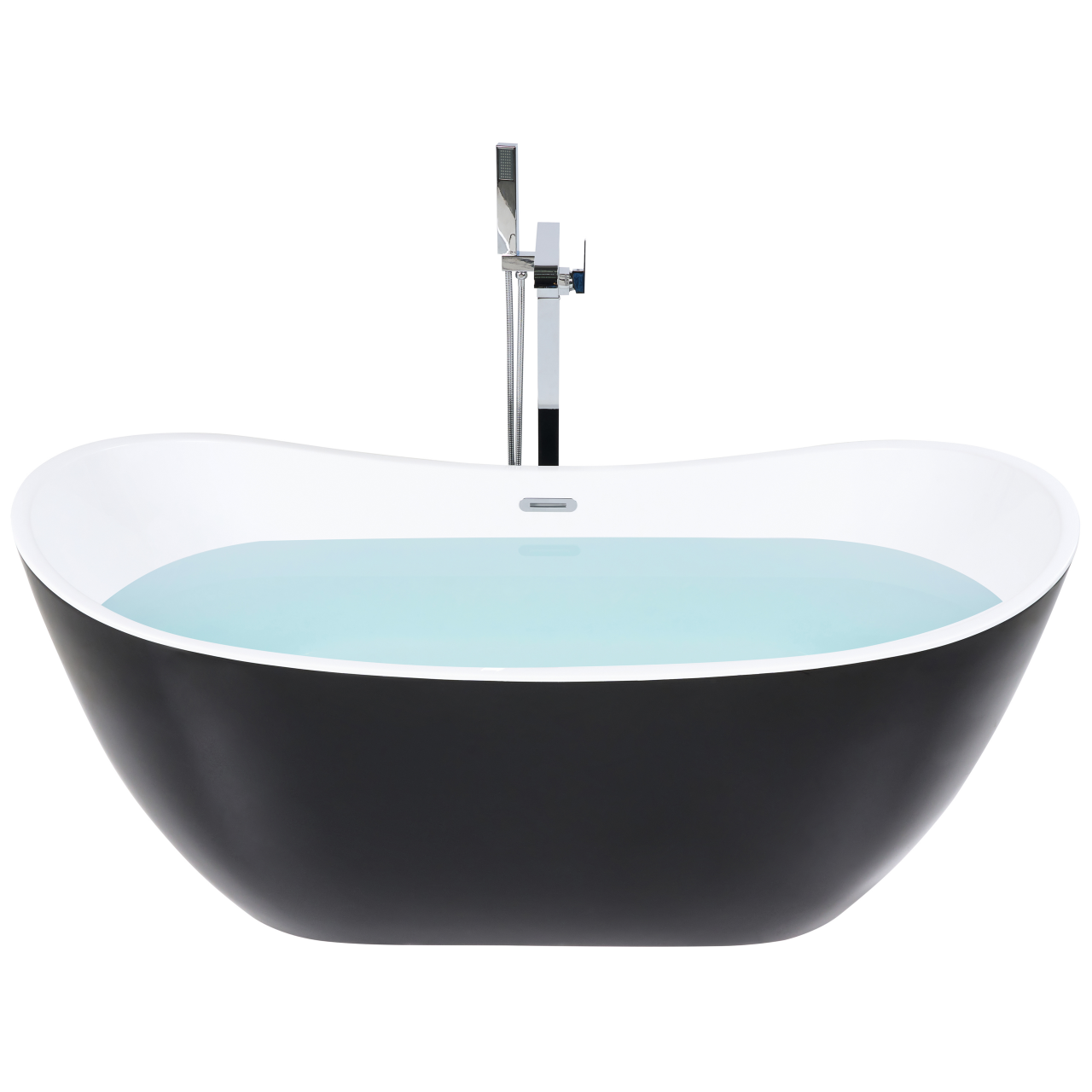 ANTIGUA freestanding bathtub 170 x 77 cm Black [2]
