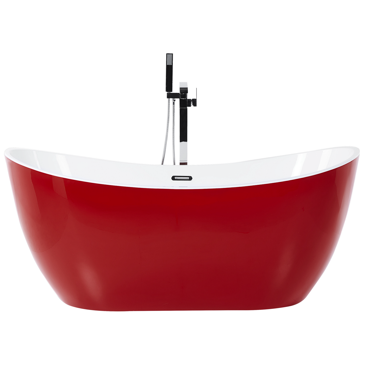 Freestanding bathtub ANTIGUA 170 x 77 cm Red [4]