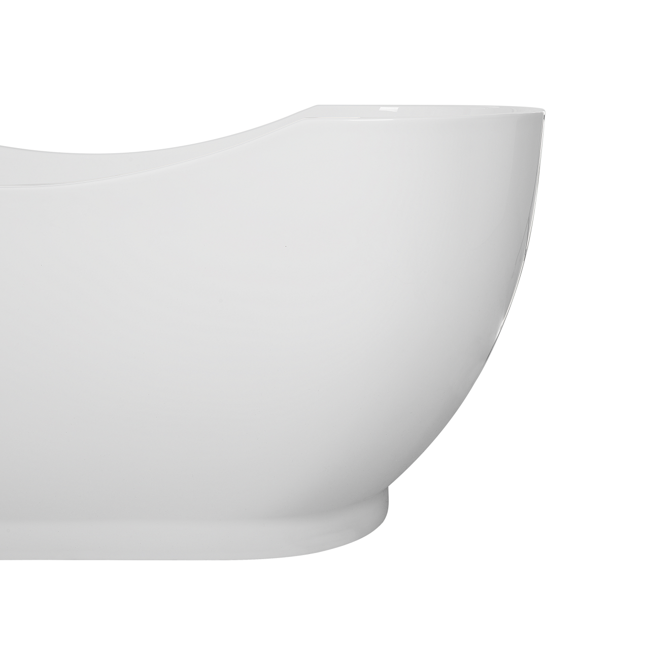 Freestanding bathtub BAYLEY 170 x 77 cm White [7]