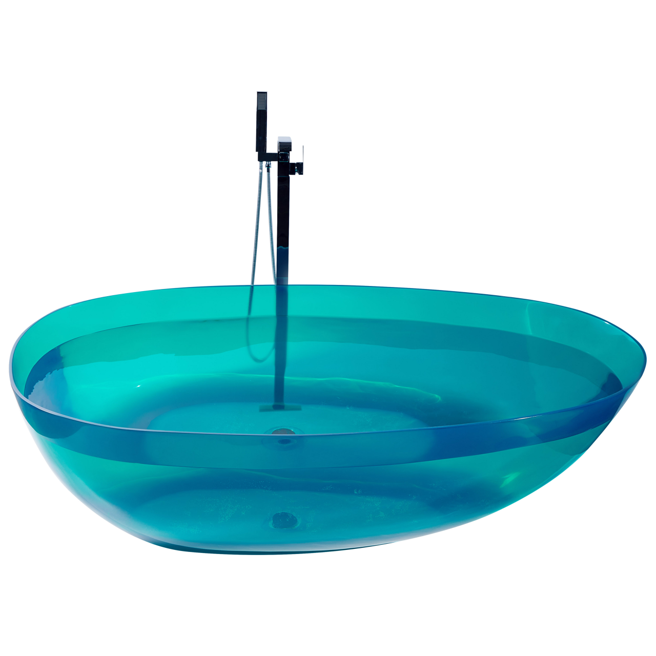 BLANCARENA freestanding bathtub 170 x 78 cm Greenish blue [4]