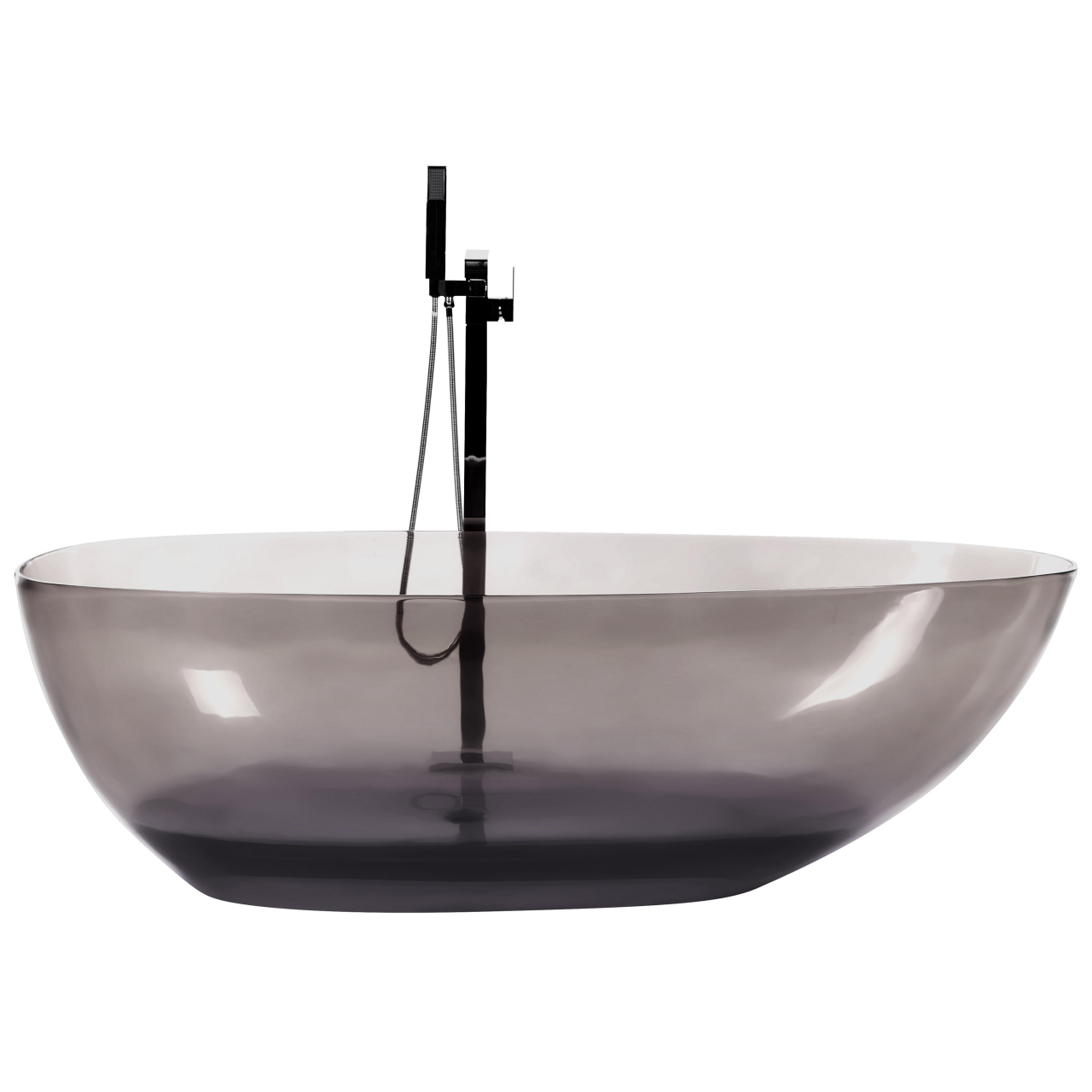 Freestanding bathtub BLANCARENA 170 x 78 cm Black [2]