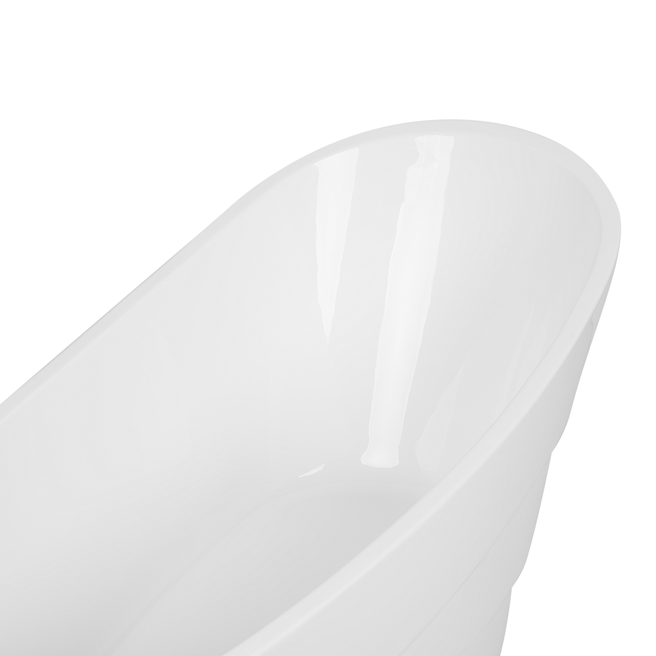 Freestanding bathtub BUENAVISTA 170 x 73 cm White [6]