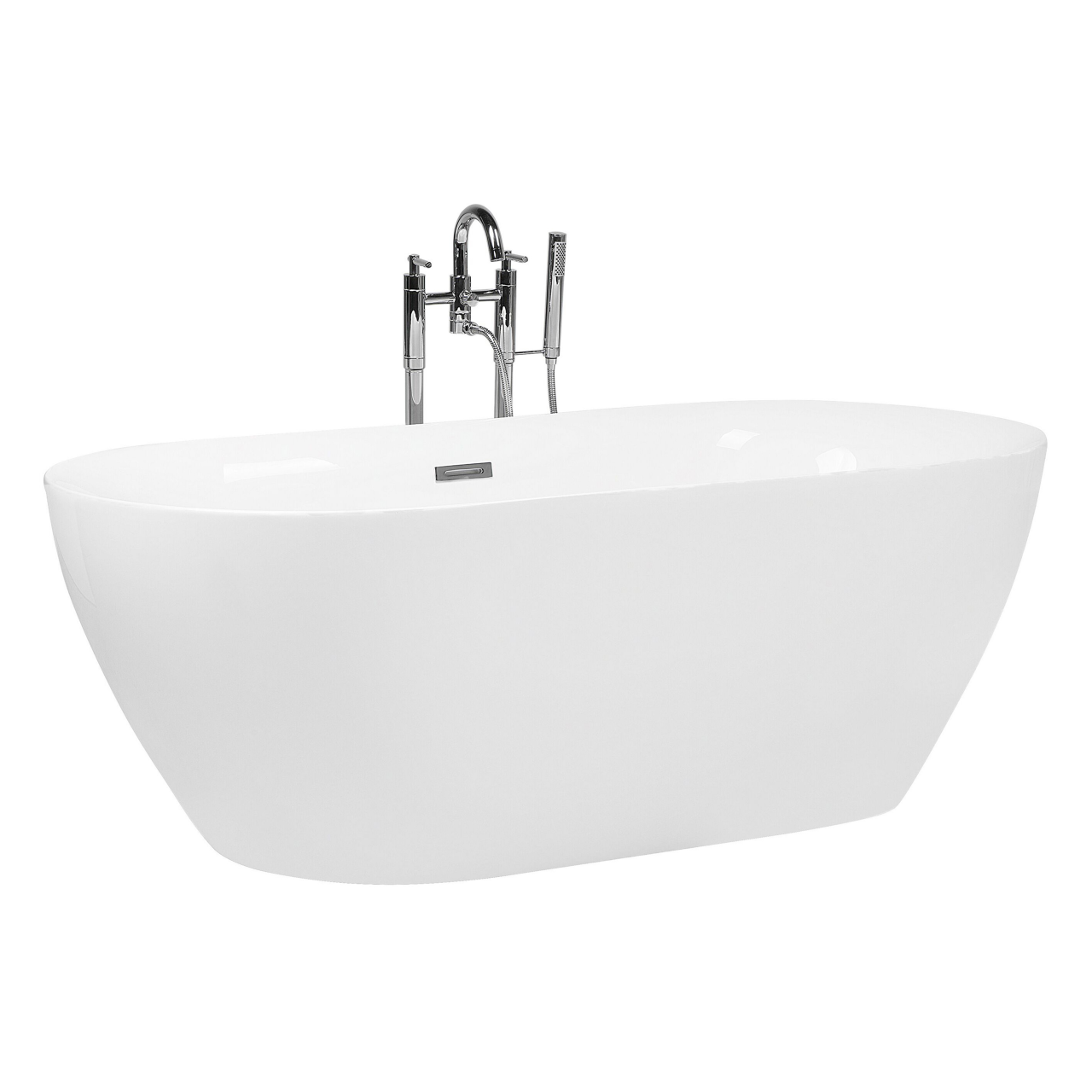 Freestanding bathtub CARRERA 150 x 75 cm White [4]
