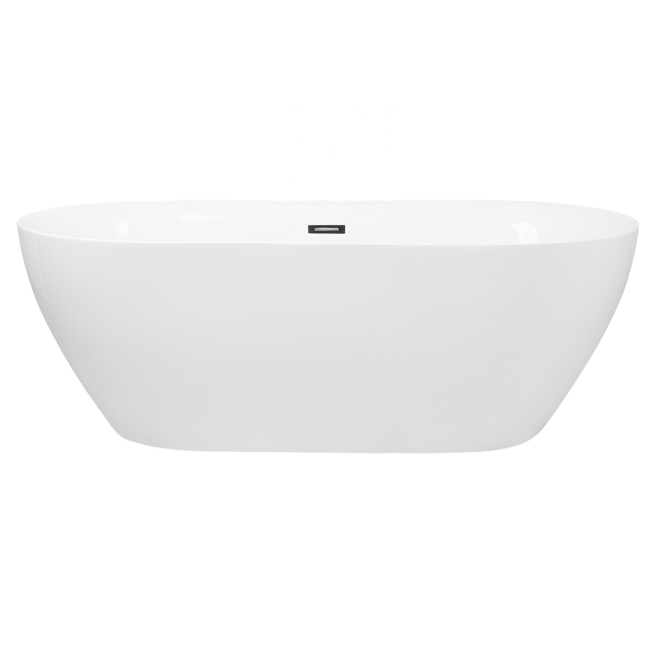 Freestanding bathtub CARRERA 160 x 75 cm White [5]
