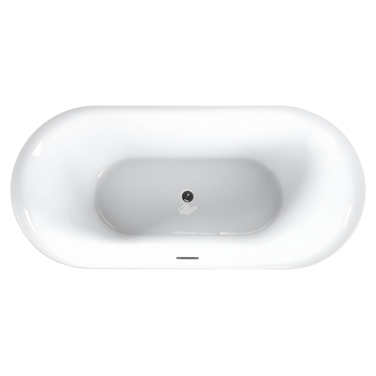Freestanding bathtub CARRERA 160 x 75 cm White [7]