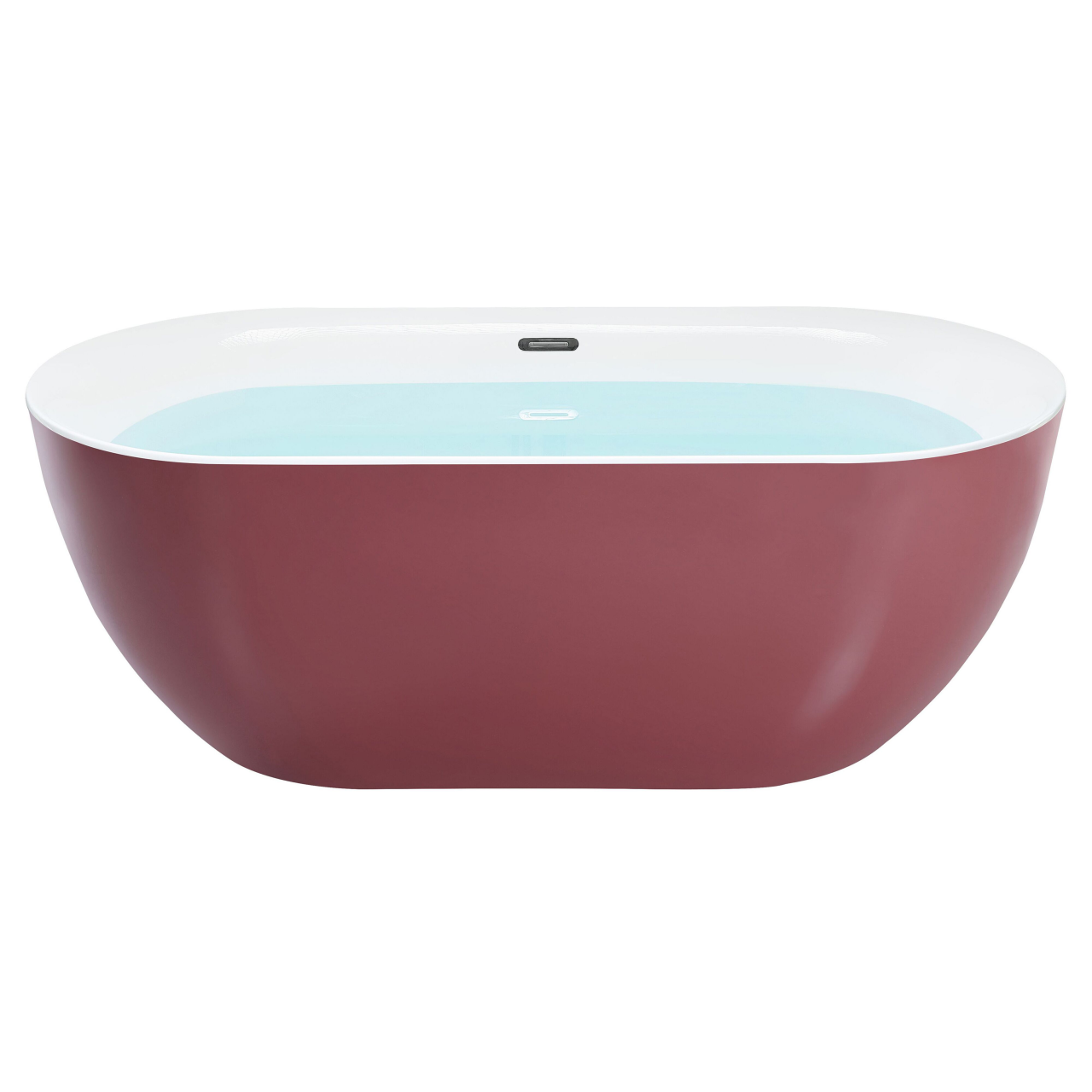 CARRERA freestanding bathtub 170 x 80 cm Bordeaux [4]