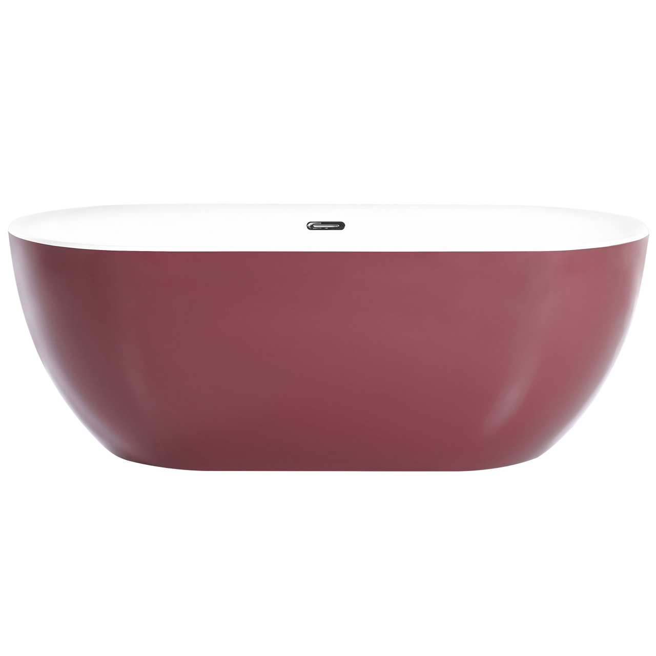 CARRERA freestanding bathtub 170 x 80 cm Bordeaux [5]