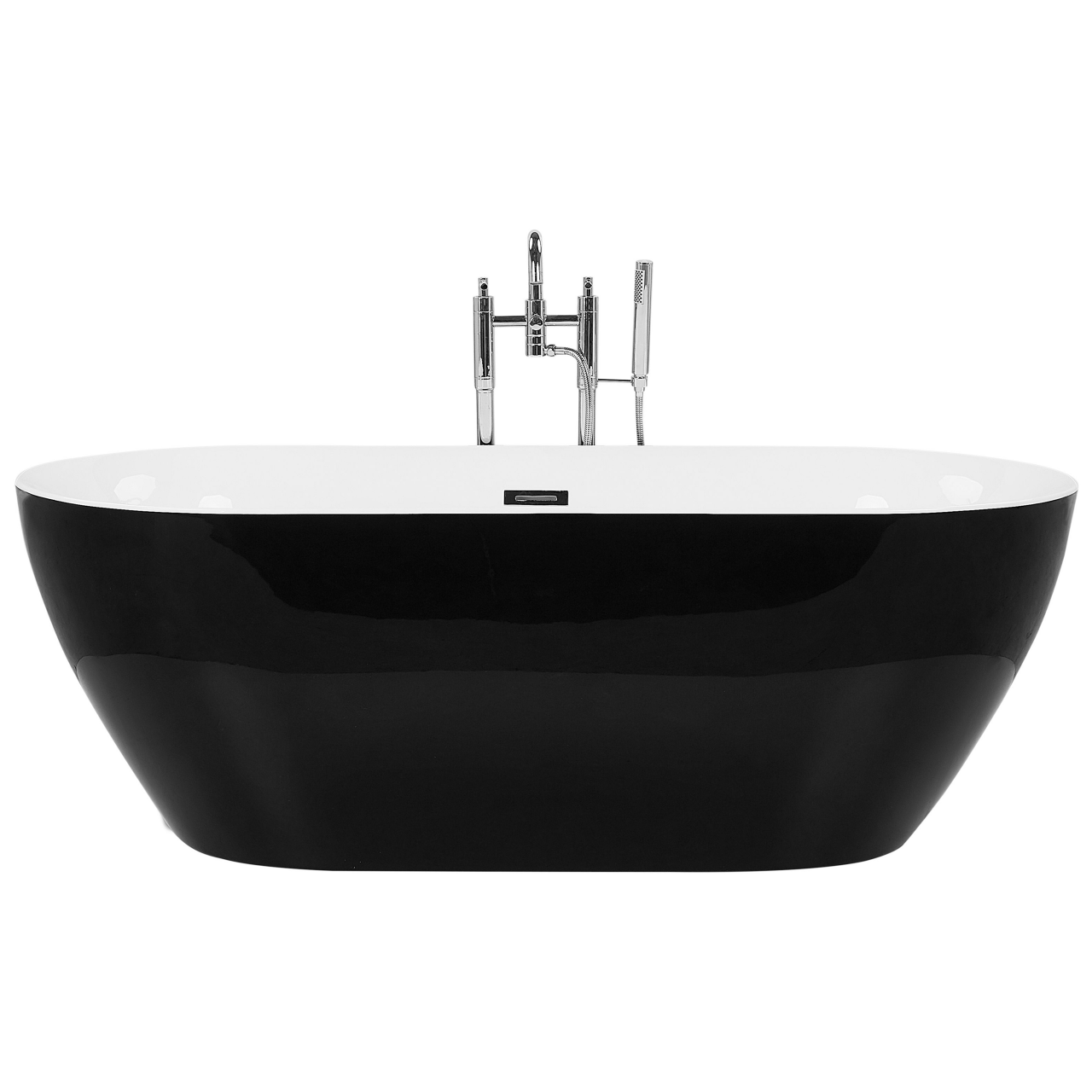 Freestanding bathtub CARRERA 170 x 80 cm Black [2]