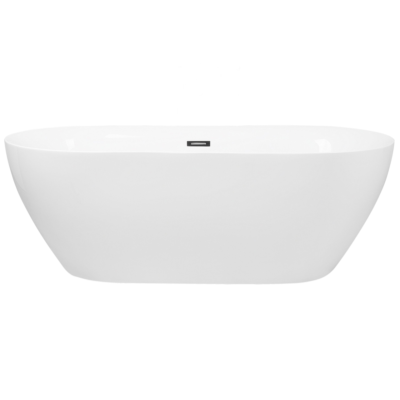 Freestanding bathtub CARRERA 180 x 80 cm White [5]