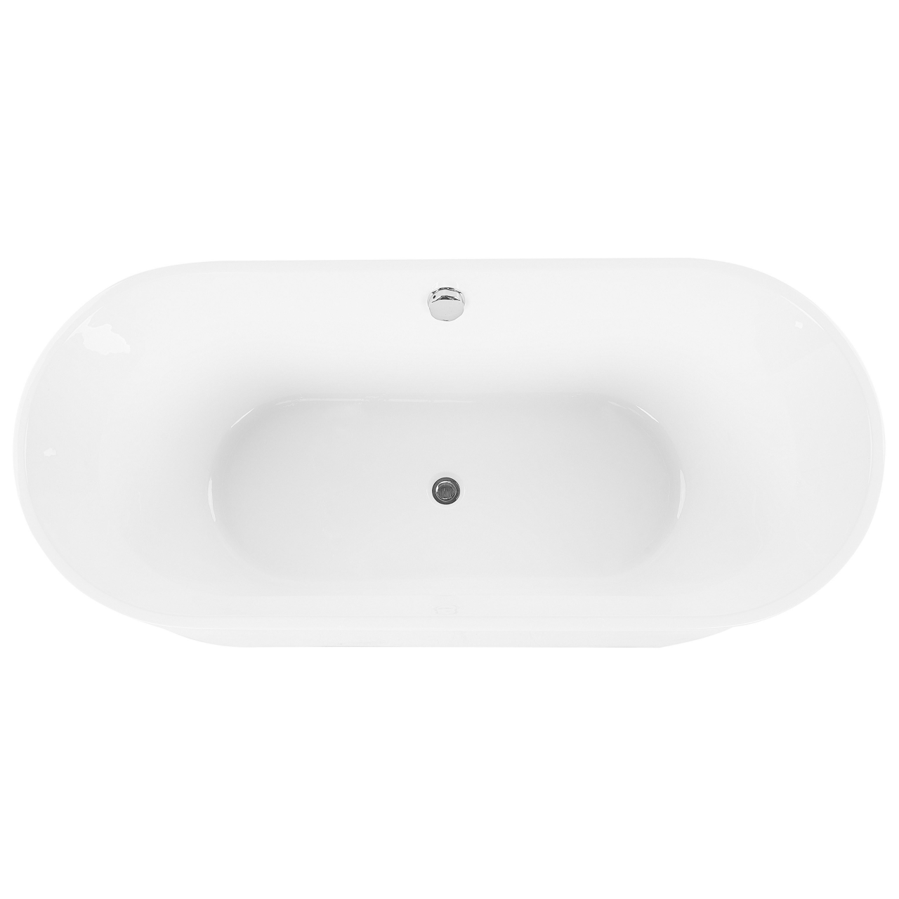 Freestanding bathtub CATALINA 170 x 75 cm White [4]