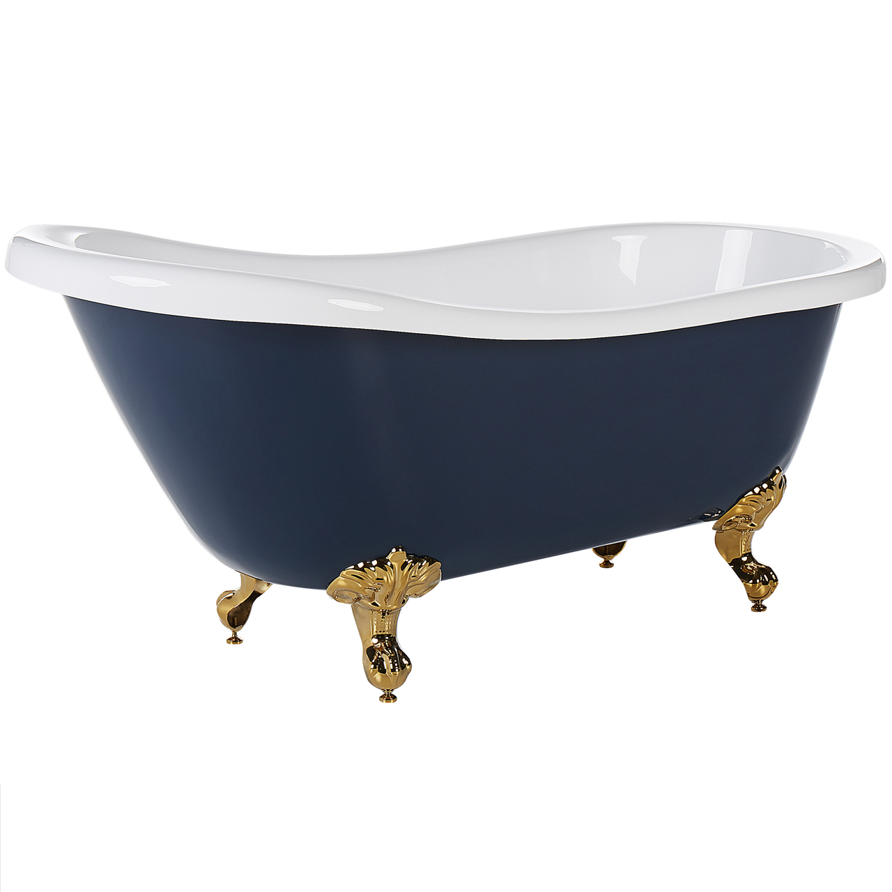 Freestanding bathtub CAYMAN 153 x 77 cm Blue [5]