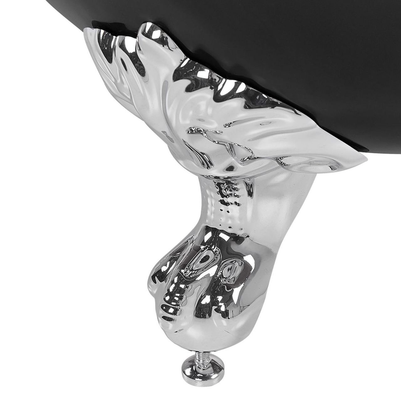 Freestanding bathtub CAYMAN 170 x 76 cm Black/White [9]