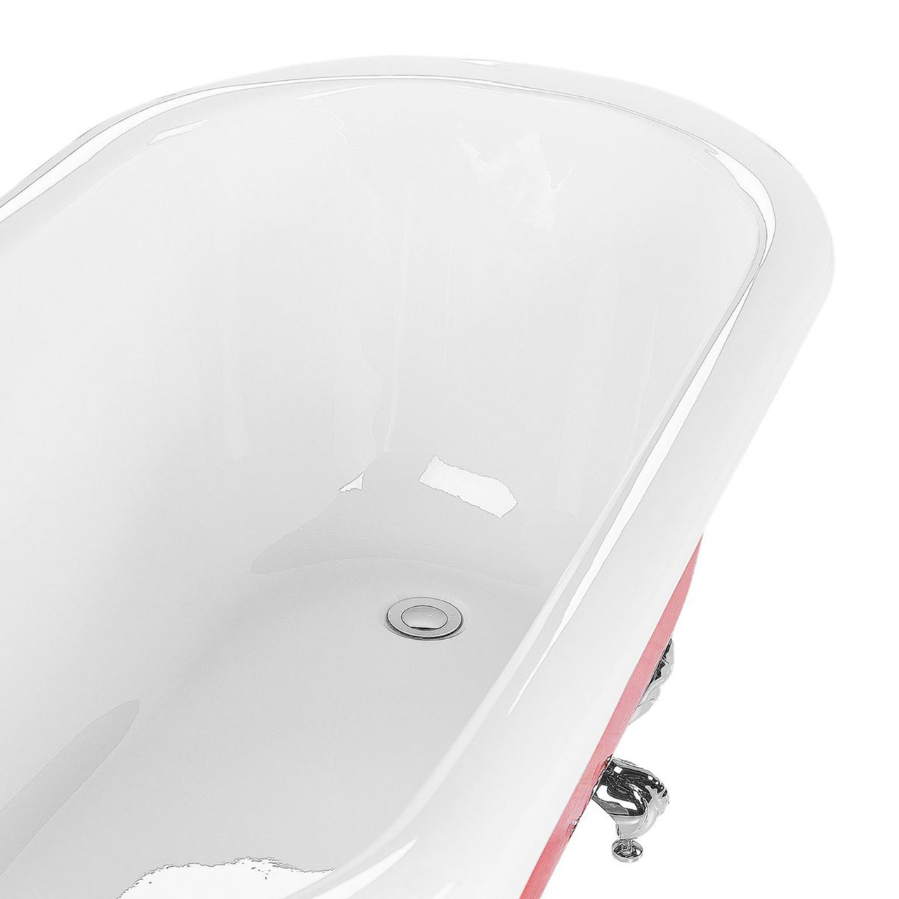 Freestanding bathtub CAYMAN 170 x 76 cm Red [8]
