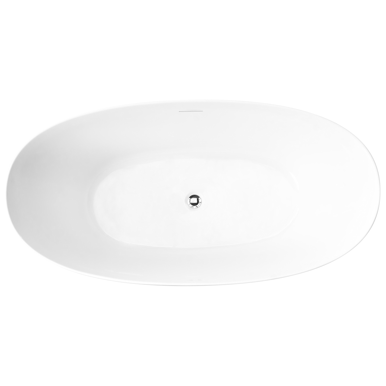 Freestanding bathtub CHUBUT 150 x 75 cm White [8]