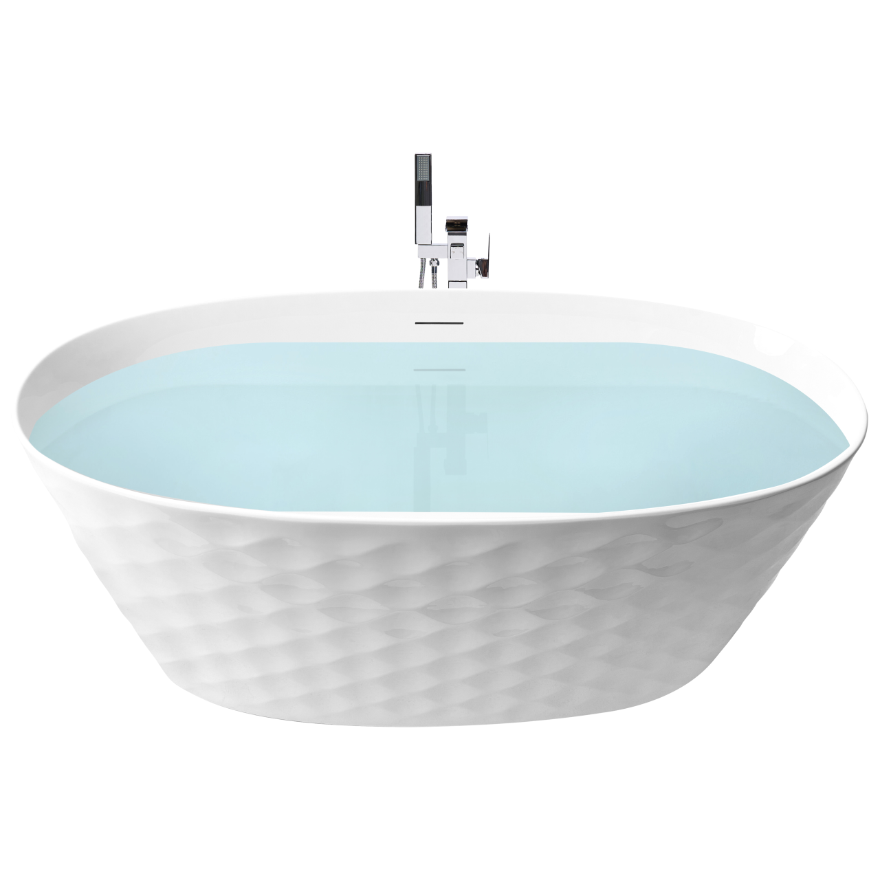 Freestanding bathtub CHUBUT 150 x 75 cm White [2]