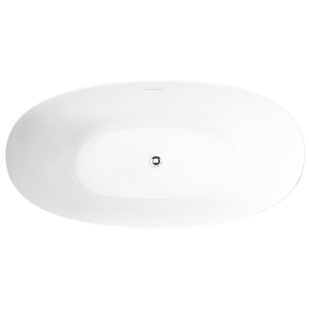 Freestanding bathtub CHUBUT 170 x 80 cm White [8]