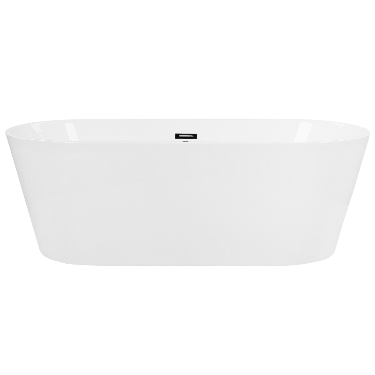 Freestanding bathtub with hydromassage and LED HAVANA 170 x 80 cm White [6]