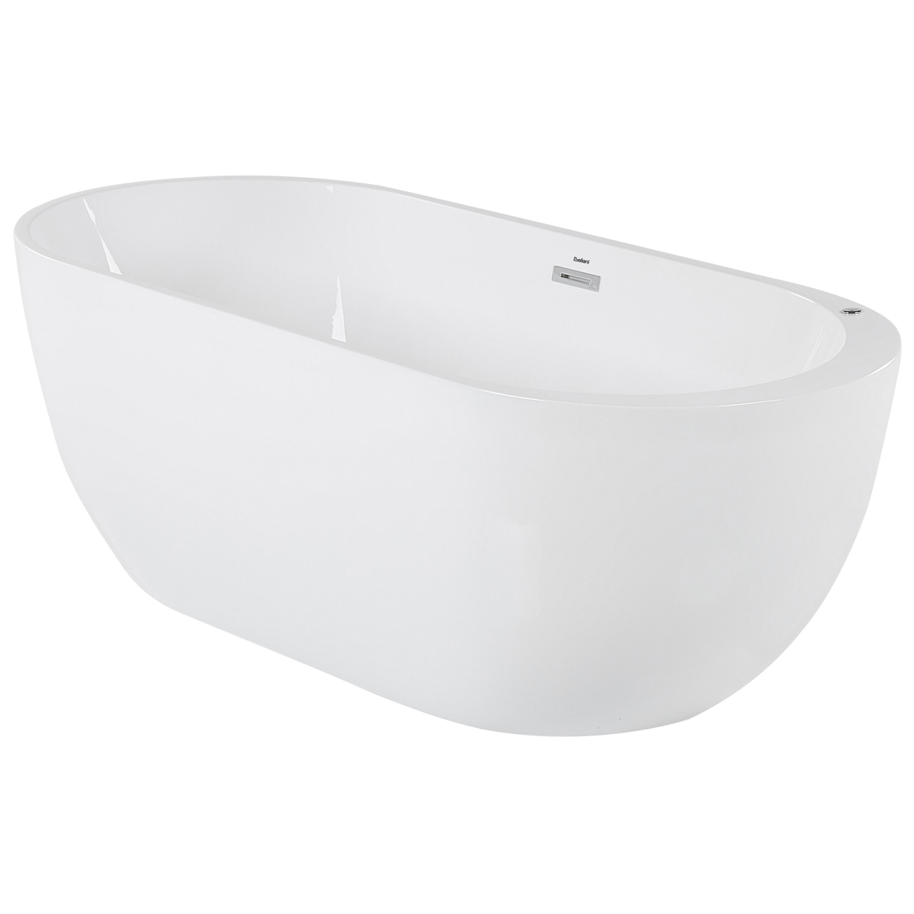 Cadă freestanding cu hidromasaj și LED NEVIS 170 x 80 cm Alb [7]