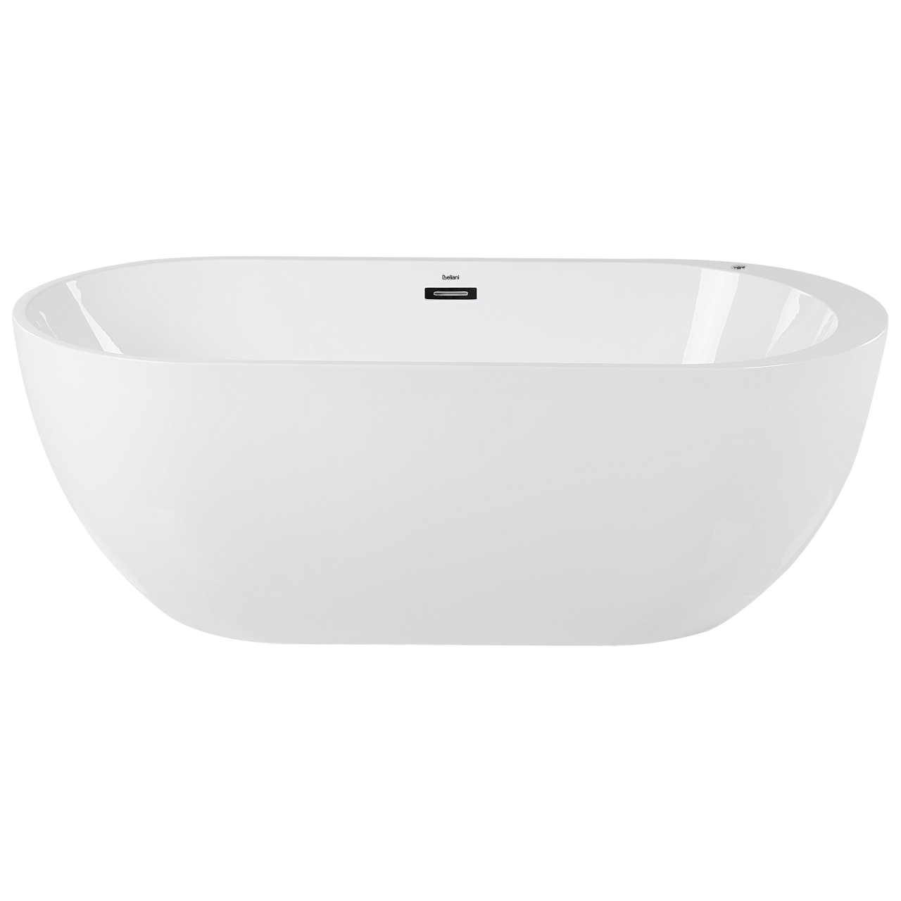 Cadă freestanding cu hidromasaj și LED NEVIS 170 x 80 cm Alb [6]