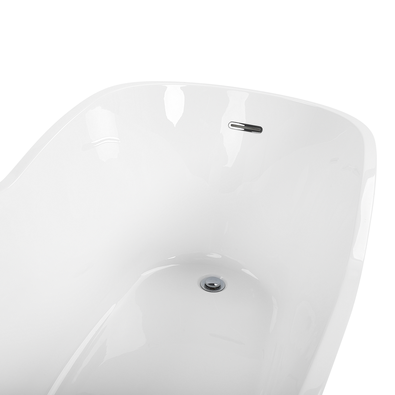 DULCINA freestanding bathtub 170 x 80 cm White [9]
