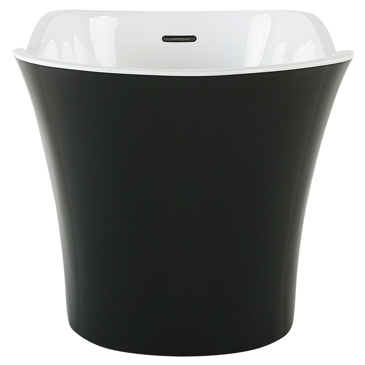 Cadă freestanding DULCINA 170 x 80 cm Negru/Alb [6]