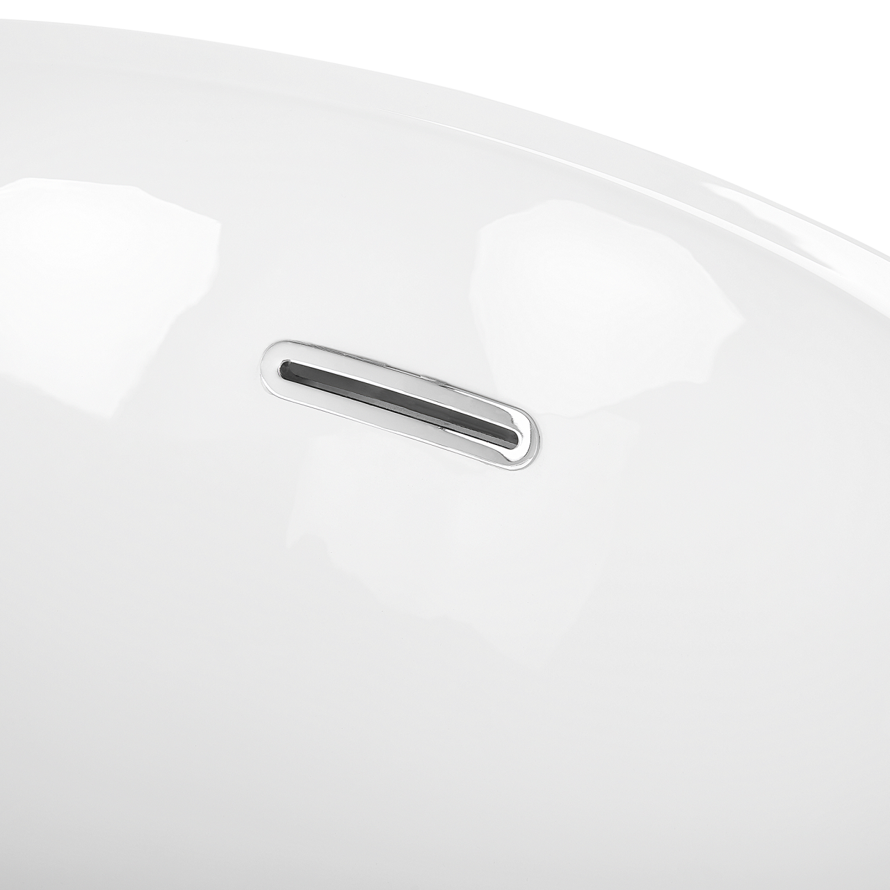 Cadă freestanding DULCINA 170 x 80 cm Negru/Alb [10]