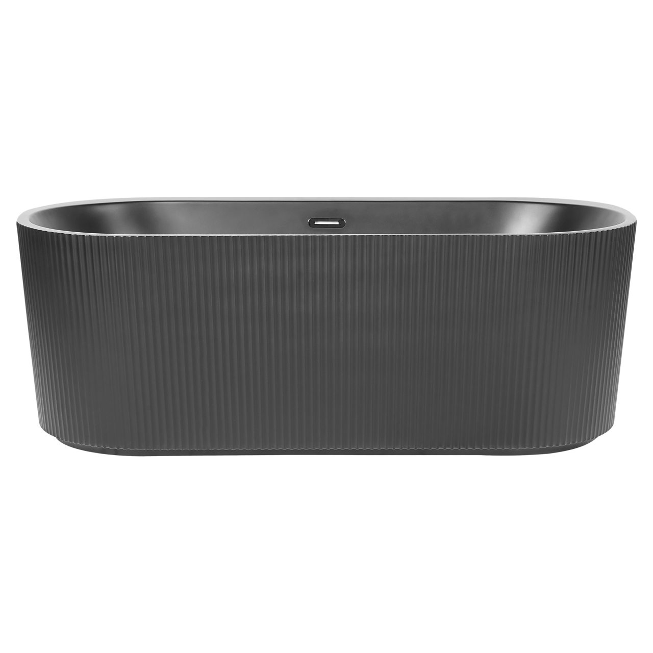 Freestanding bathtub GOCTA 169 x 80 cm Black [6]