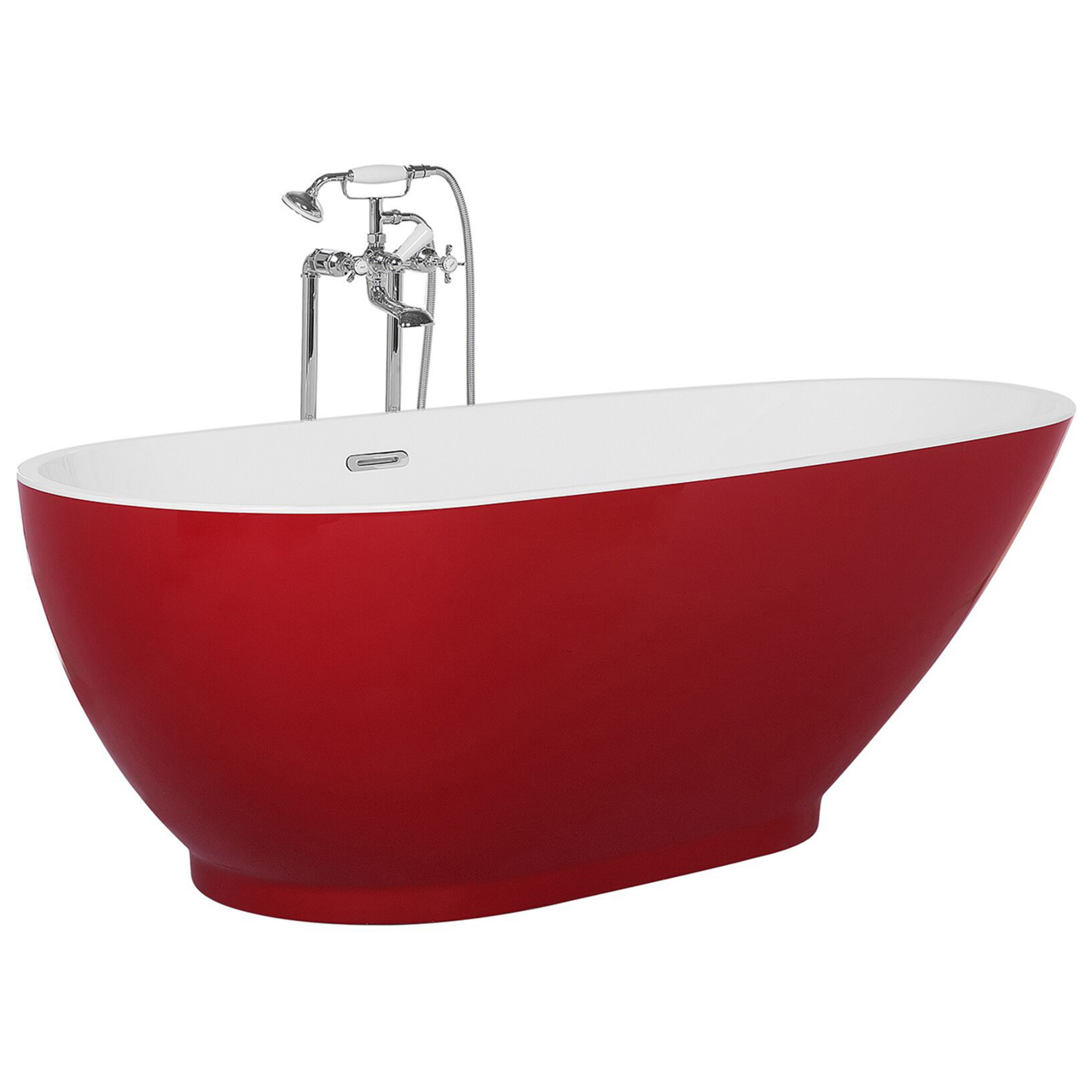 GUIANA freestanding bathtub 173 x 82 cm Red [4]