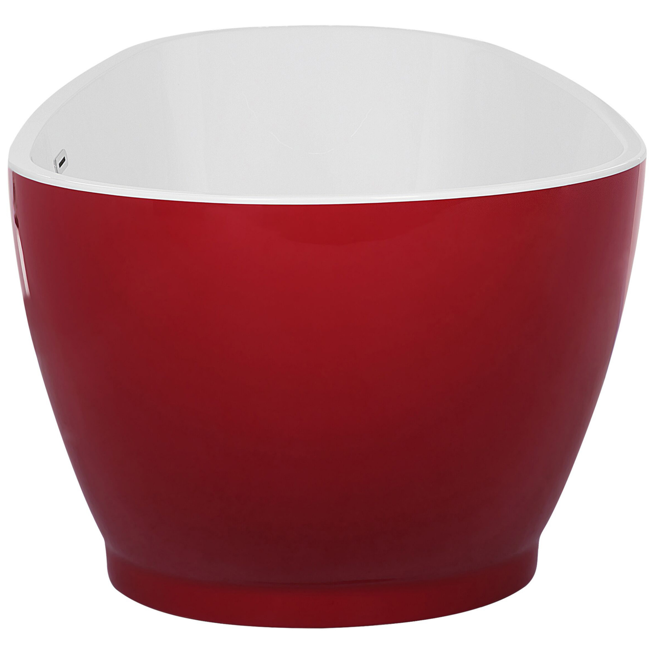 Freestanding bathtub GUIANA 173 x 82 cm Red [5]